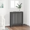 Radiator Cover Grey 79.5x19x84 cm Solid Wood Pine Colour grey Size 79.5 x 19 x 84 cm Quantity in Package 1 