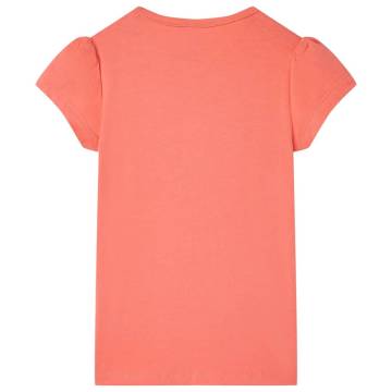 Kids' T-Shirt Coral 128 - Quality & Comfort for Ages 1.5-10