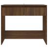 Stylish Brown Oak Console Table - 89x41x76.5 cm