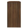 Stylish Brown Oak Console Table - 89x41x76.5 cm