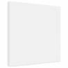 12 pcs Stretched Canvases - White Fabric & Pine Wood Frames