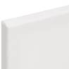 12 pcs Stretched Canvases - White Fabric & Pine Wood Frames