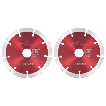 Diamond Cutting Discs 2 pcs 125mm - Premium Steel & Diamond