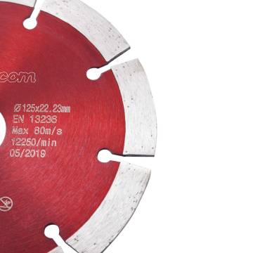 Diamond Cutting Discs 2 pcs 125mm - Premium Steel & Diamond