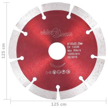 Diamond Cutting Discs 2 pcs 125mm - Premium Steel & Diamond