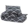 Duvet Cover Set Grey 260x220 cm Cotton - Soft & Elegant