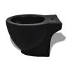 Stylish Black Ceramic Toilet & Bidet Set for Modern Bathrooms