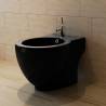 Stylish Black Ceramic Toilet & Bidet Set for Modern Bathrooms