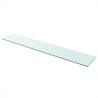 Shelf Panel Glass Clear 110x20 cm Size 110 x 20 cm Quantity in Package 1 Number of Pieces 