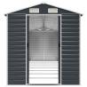 Garden Shed Anthracite 191x725x198 cm - Galvanised Steel