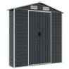 Garden Shed Anthracite 191x725x198 cm - Galvanised Steel