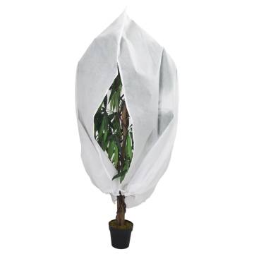 Plant Fleece Covers with Zip 4 pcs - Winter Protection | HipoMarket