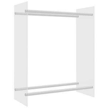 Firewood Rack Transparent 80x35x100 cm - Sturdy & Stylish