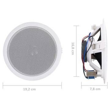 Built-in Wall and Ceiling Speakers - 120W (2 pcs) | HipoMarket