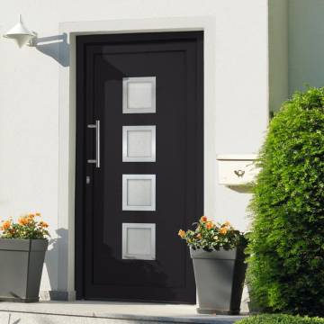 Front Door Anthracite 108x200 cm - Elegant & Secure Design