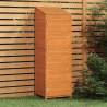 Garden Shed Brown 55x52x174.5 cm Solid Wood Fir Colour brown Size 55 x 52 x 174.5 cm Quantity in Package 1 