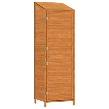 Garden Shed Brown 55x52 cm | Solid Wood Fir – Hipomarket