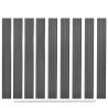 Replacement Fence Boards 9 pcs WPC 170 cm Grey | HipoMarket