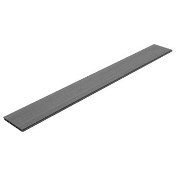 Replacement Fence Boards 9 pcs WPC 170 cm Grey | HipoMarket