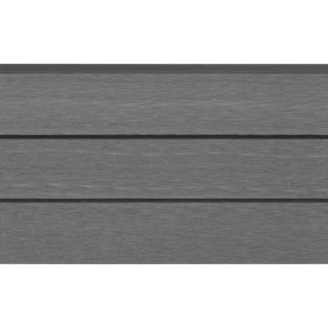 Replacement Fence Boards 9 pcs WPC 170 cm Grey | HipoMarket