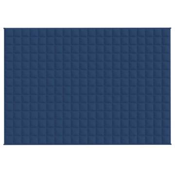 Weighted Blanket Blue 135x200 cm Single 6 kg | Hipomarket