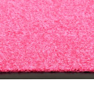 Washable Pink Doormat 60x90 cm - Stylish & Practical | Hipomarket