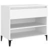 Shoe Cabinet White 70x36x60 cm - Stylish Engineered Wood Storage