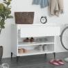 Shoe Cabinet White 70x36x60 cm - Stylish Engineered Wood Storage