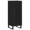 Stylish Highboard Black 34.5x34x180 cm - Hipomarket