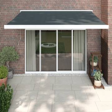 Retractable Awning Anthracite 3x2.5m | Durable & Stylish