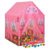 Children Play Tent with 250 Balls - Pink 69x94x104 cm