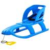 Sledge with Seat Blue 102.5x40x23 cm Polypropylene Colour blue Model sledge + seat 