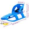 Blue Sledge with Seat - Durable Winter Fun | Hipomarket