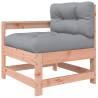 3 Piece Garden Lounge Set with Cushions - Solid Wood Douglas