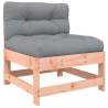 3 Piece Garden Lounge Set with Cushions - Solid Wood Douglas