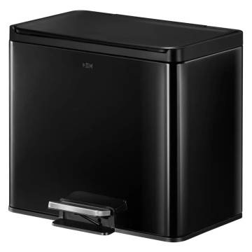 EKO Essential 30L Black Pedal Bin - Stylish Waste Management