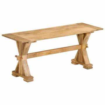 Solid Wood Mango Bench - 110x35x45 cm | Hipomarket