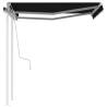 Manual Retractable Awning 3x2.5m Anthracite | HipoMarket