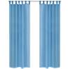 Turquoise Sheer Curtain 140 x 245 cm 2 pcs Colour turquoise Size 140 x 245 cm Quantity in Package 2 