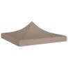 Party Tent Roof 3x3 m Taupe 270 g/m² Colour taupe Size 3 x 3 m Quantity in Package 1 