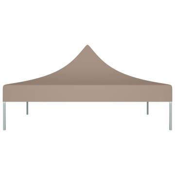 Party Tent Roof 3x3m Taupe - Replacement for Pop-Up Tents