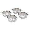 12 pcs GN 1/6 Gastronorm Containers - Stainless Steel