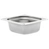 12 pcs GN 1/6 Gastronorm Containers - Stainless Steel