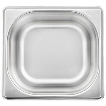 12 pcs GN 1/6 Gastronorm Containers - Stainless Steel