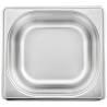 12 pcs GN 1/6 Gastronorm Containers - Stainless Steel