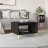 Coffee Table Black 60x50x40 cm Engineered Wood Colour black Quantity in Package 1 