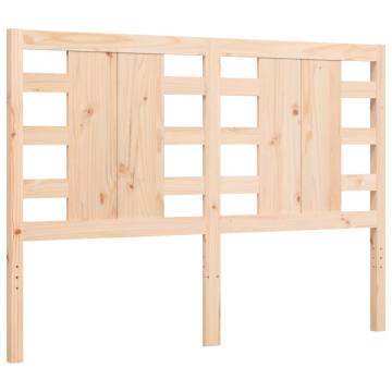 Solid Wood Bed Frame with Headboard - Small Double