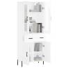 Highboard High Gloss White - Stylish Storage Solution