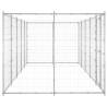 Durable Outdoor Dog Kennel - Galvanised Steel 12.1 m²