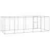 Durable Outdoor Dog Kennel - Galvanised Steel 12.1 m²